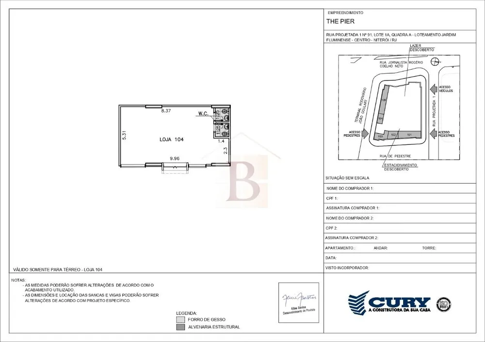 Loja-Salão, 57 m² - Foto 12