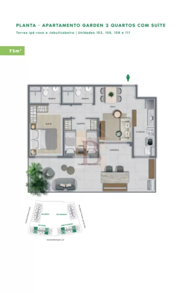 Apartamento, 2 quartos, 51 m² - Foto 6