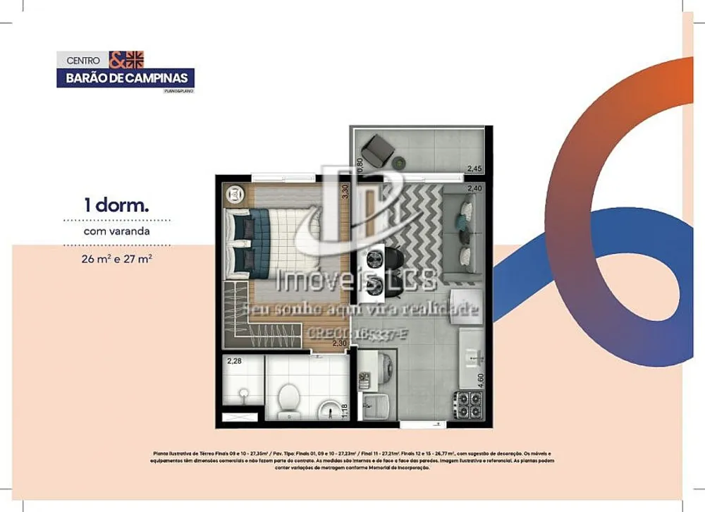 Apartamento, 1 quarto, 27 m² - Foto 19