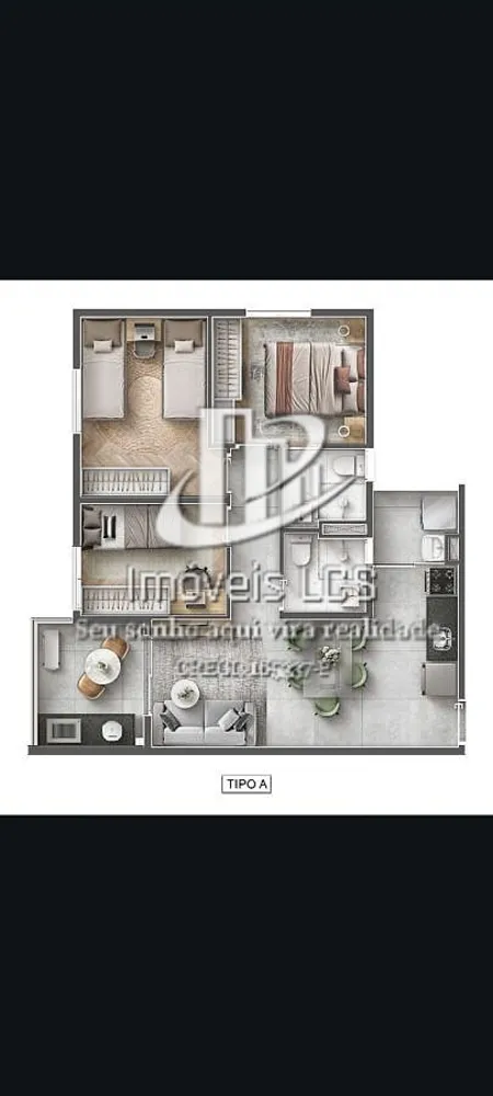 Apartamento, 2 quartos, 49 m² - Foto 6