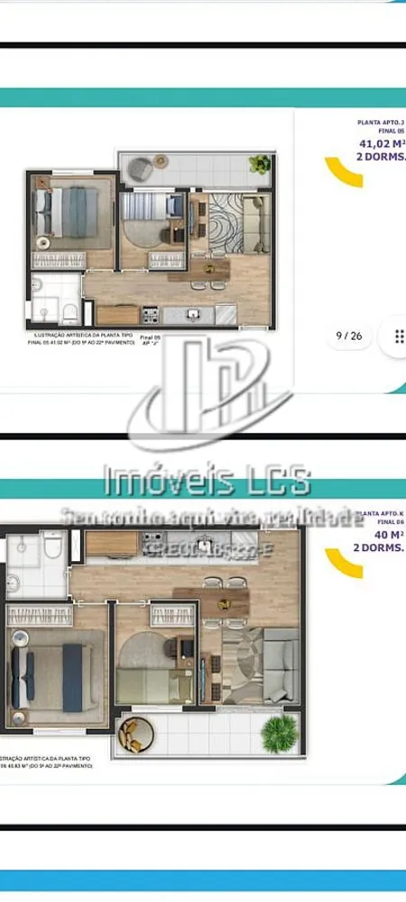 Apartamento, 2 quartos, 35 m² - Foto 3