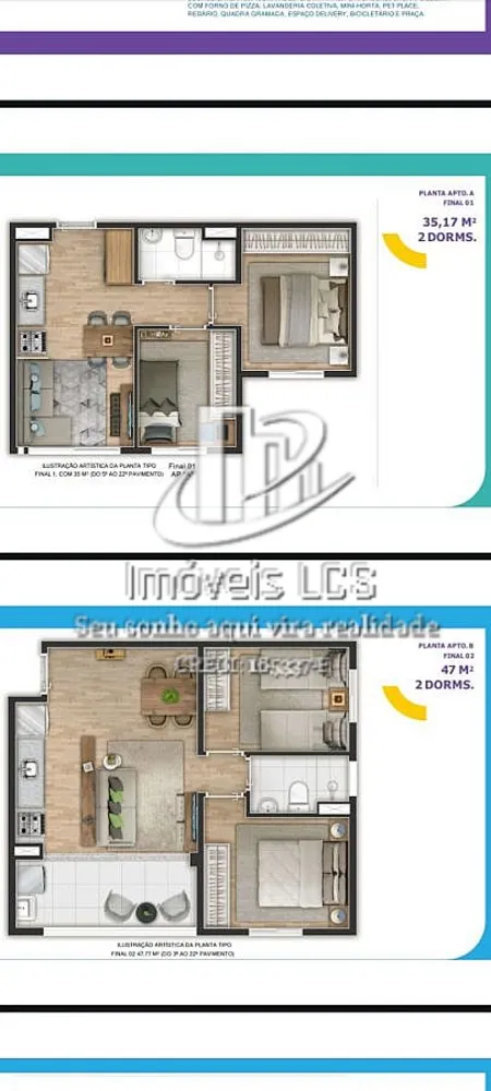 Apartamento, 2 quartos, 35 m² - Foto 6