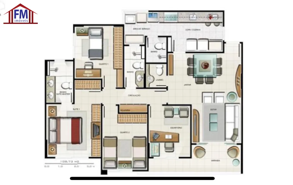 Apartamento, 3 quartos, 119 m² - Foto 12