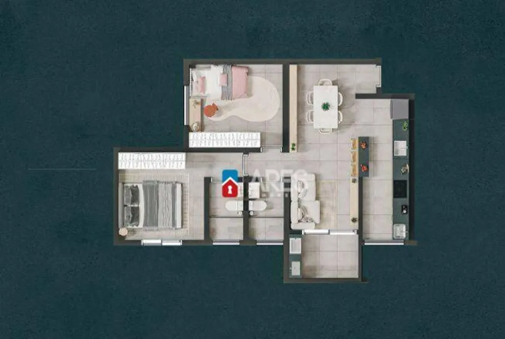 Apartamento, 2 quartos, 69 m² - Foto 4