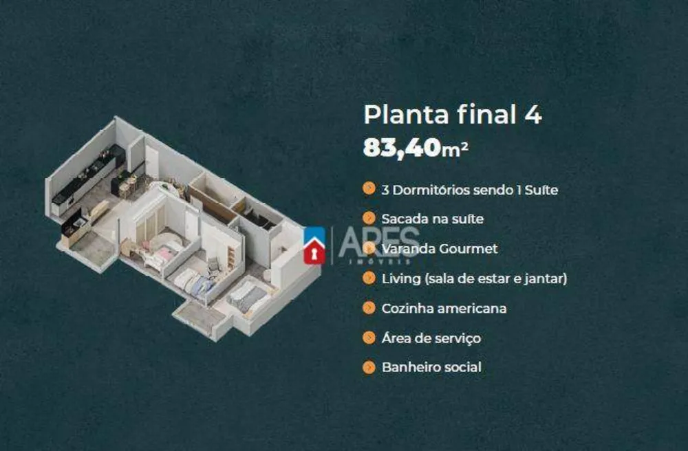 Apartamento, 2 quartos, 69 m² - Foto 6