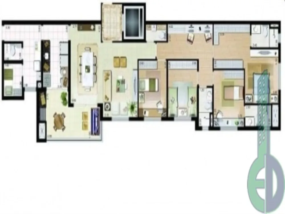Apartamento, 3 quartos, 144 m² - Foto 10