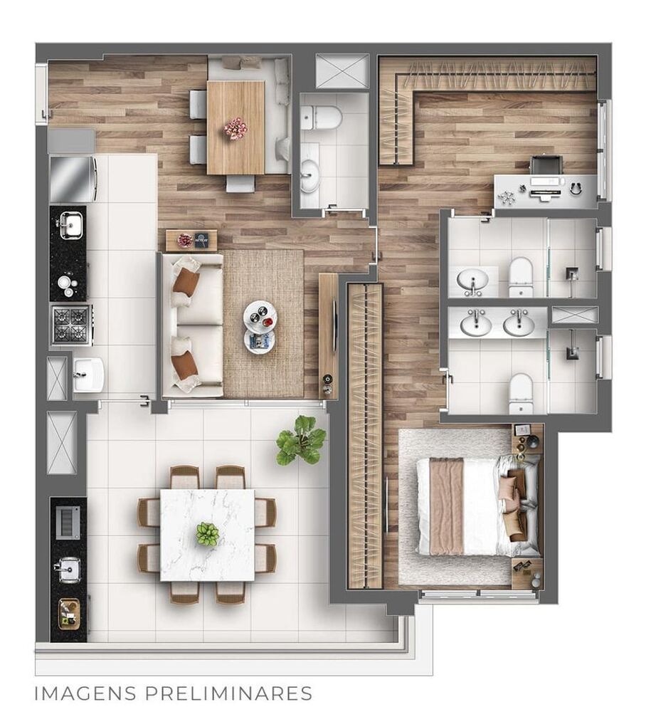 Apartamento, 2 quartos, 85 m² - Foto 12