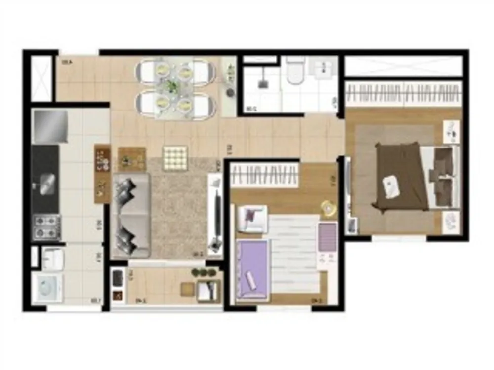 Apartamento, 2 quartos, 50 m² - Foto 8