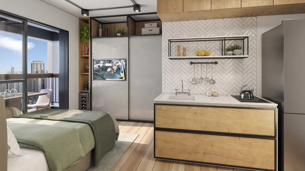 Kitnet-Studio, 28 m² - Foto 4