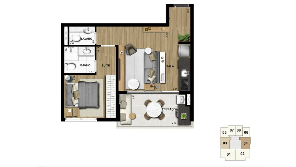 Kitnet-Studio, 30 m² - Foto 6