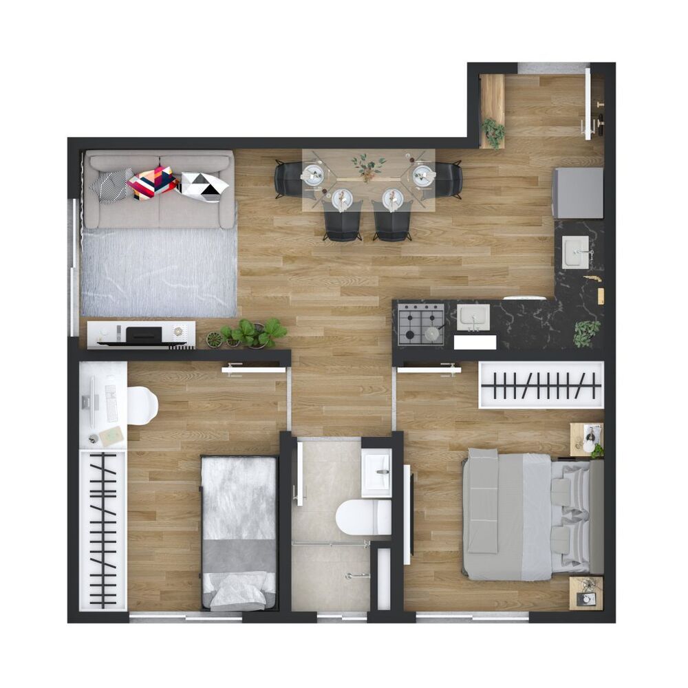 Apartamento, 2 quartos, 40 m² - Foto 2