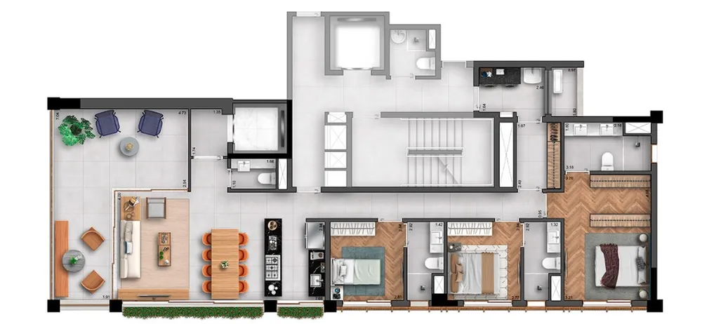 Apartamento, 2 quartos, 105 m² - Foto 12