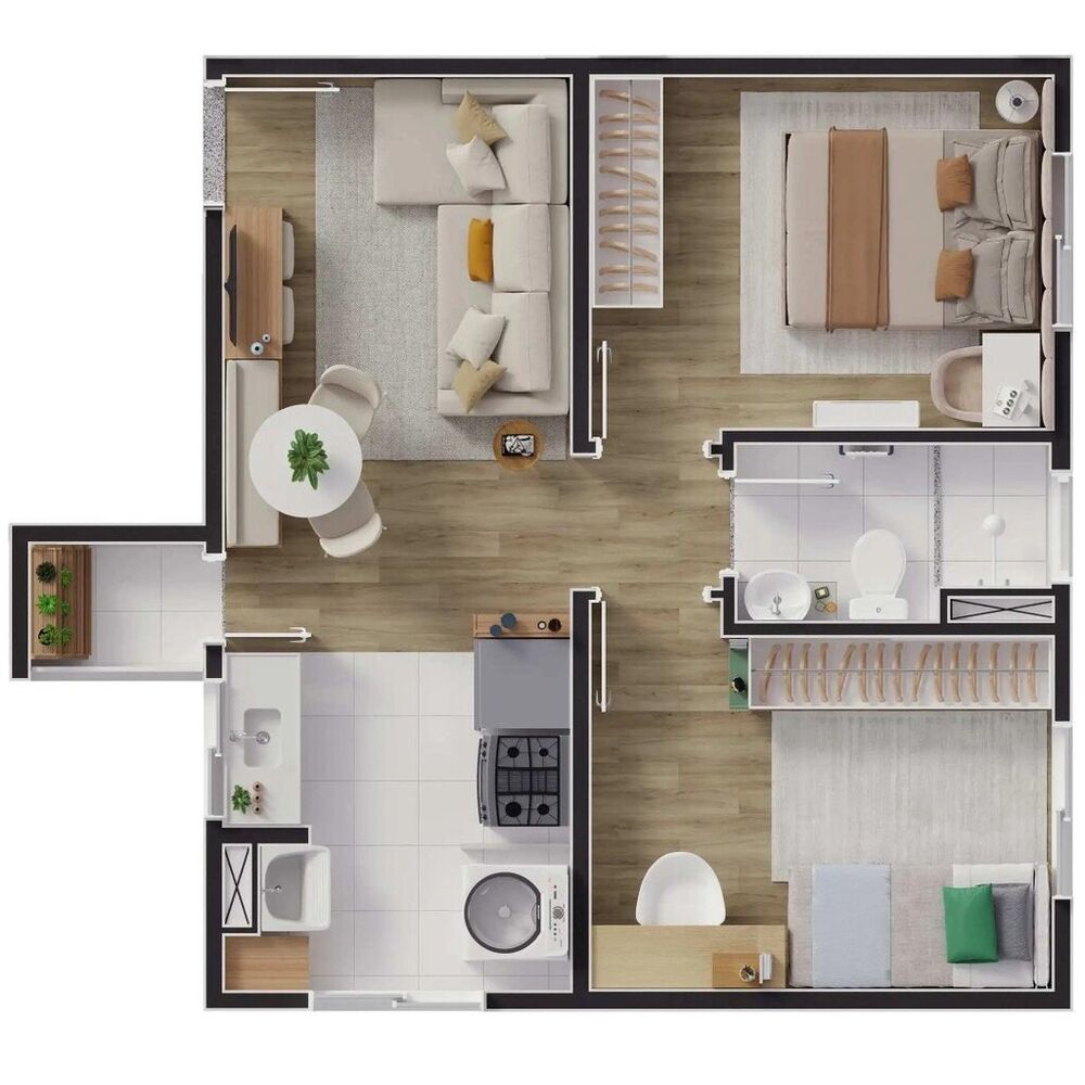 Apartamento, 2 quartos, 41 m² - Foto 23