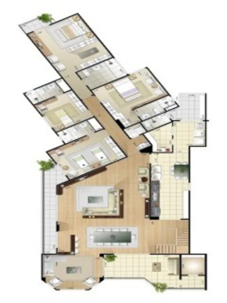 Apartamento, 4 quartos, 327 m² - Foto 12