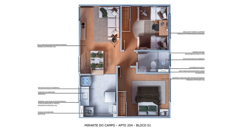 Apartamento, 2 quartos, 40 m² - Foto 8