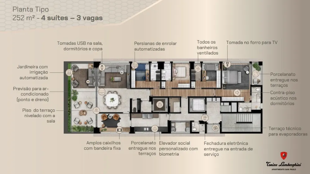 Apartamento, 4 quartos, 252 m² - Foto 5