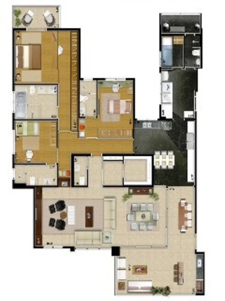 Apartamento, 3 quartos, 218 m² - Foto 11