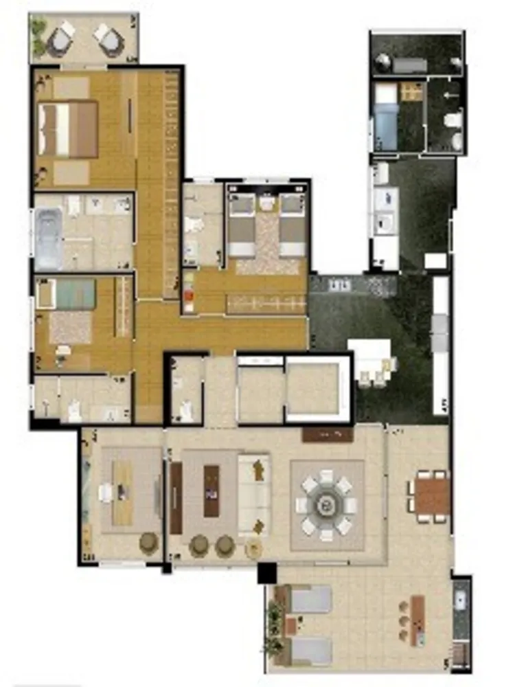 Apartamento, 3 quartos, 218 m² - Foto 10