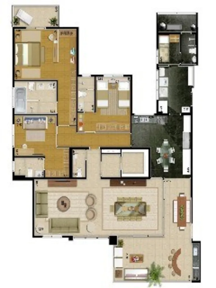 Apartamento, 3 quartos, 218 m² - Foto 9