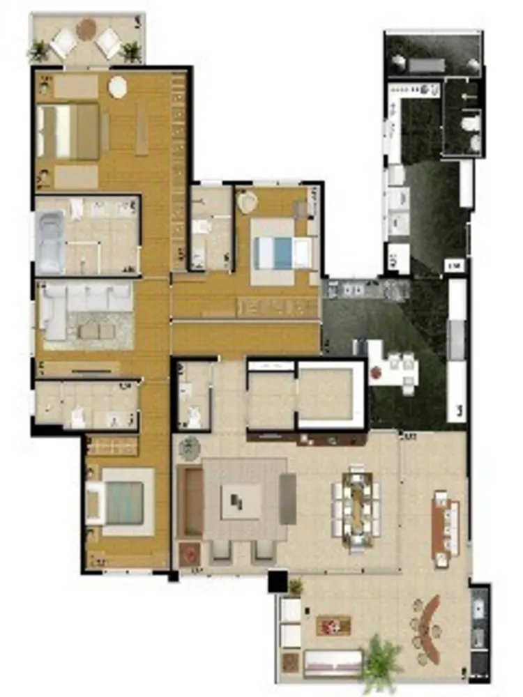 Apartamento, 3 quartos, 218 m² - Foto 8