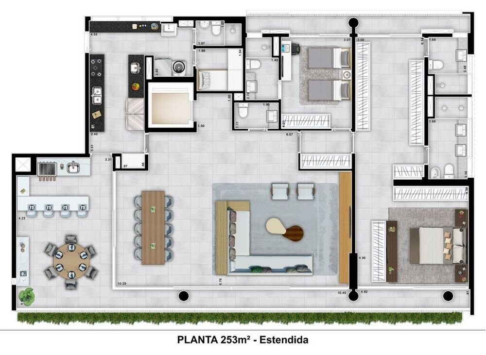 Apartamento, 3 quartos, 252 m² - Foto 8