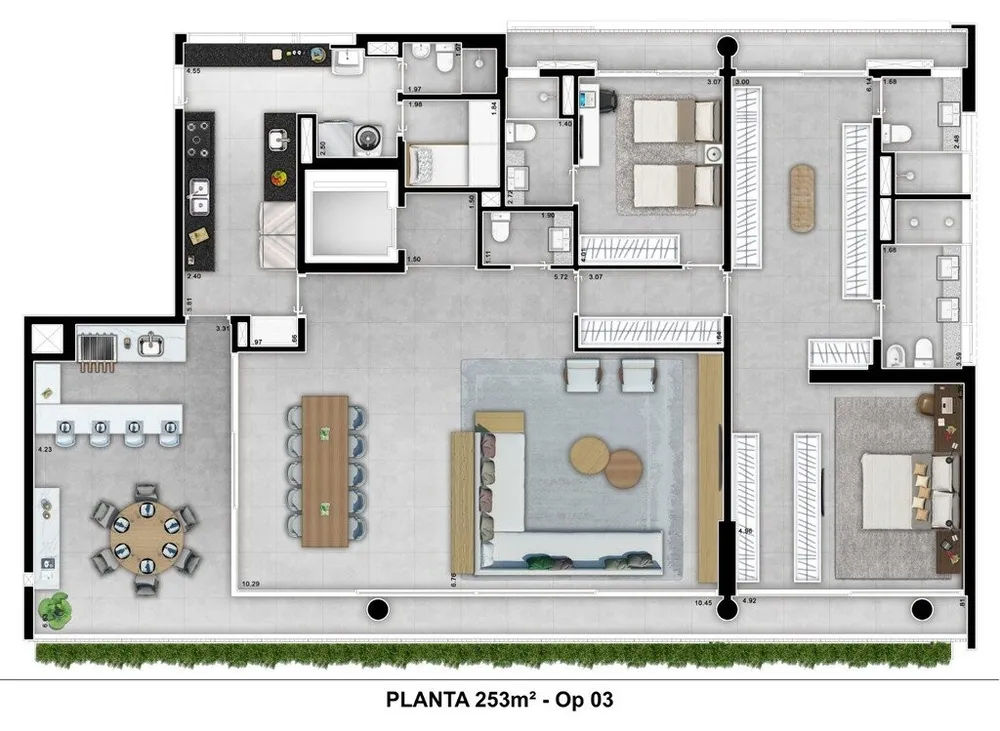 Apartamento, 3 quartos, 252 m² - Foto 12