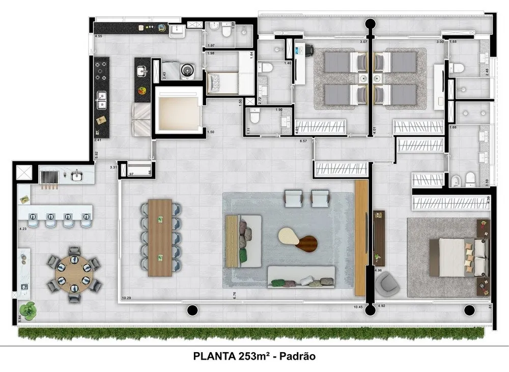 Apartamento, 3 quartos, 252 m² - Foto 10