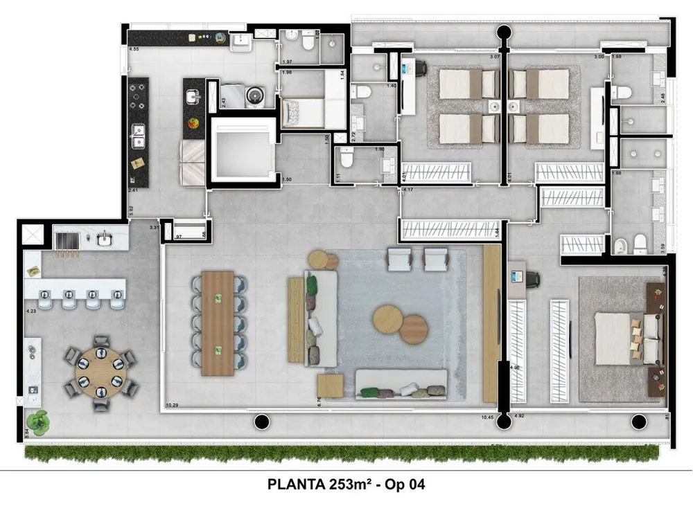 Apartamento, 3 quartos, 252 m² - Foto 13