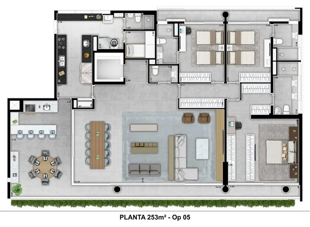 Apartamento, 3 quartos, 252 m² - Foto 14