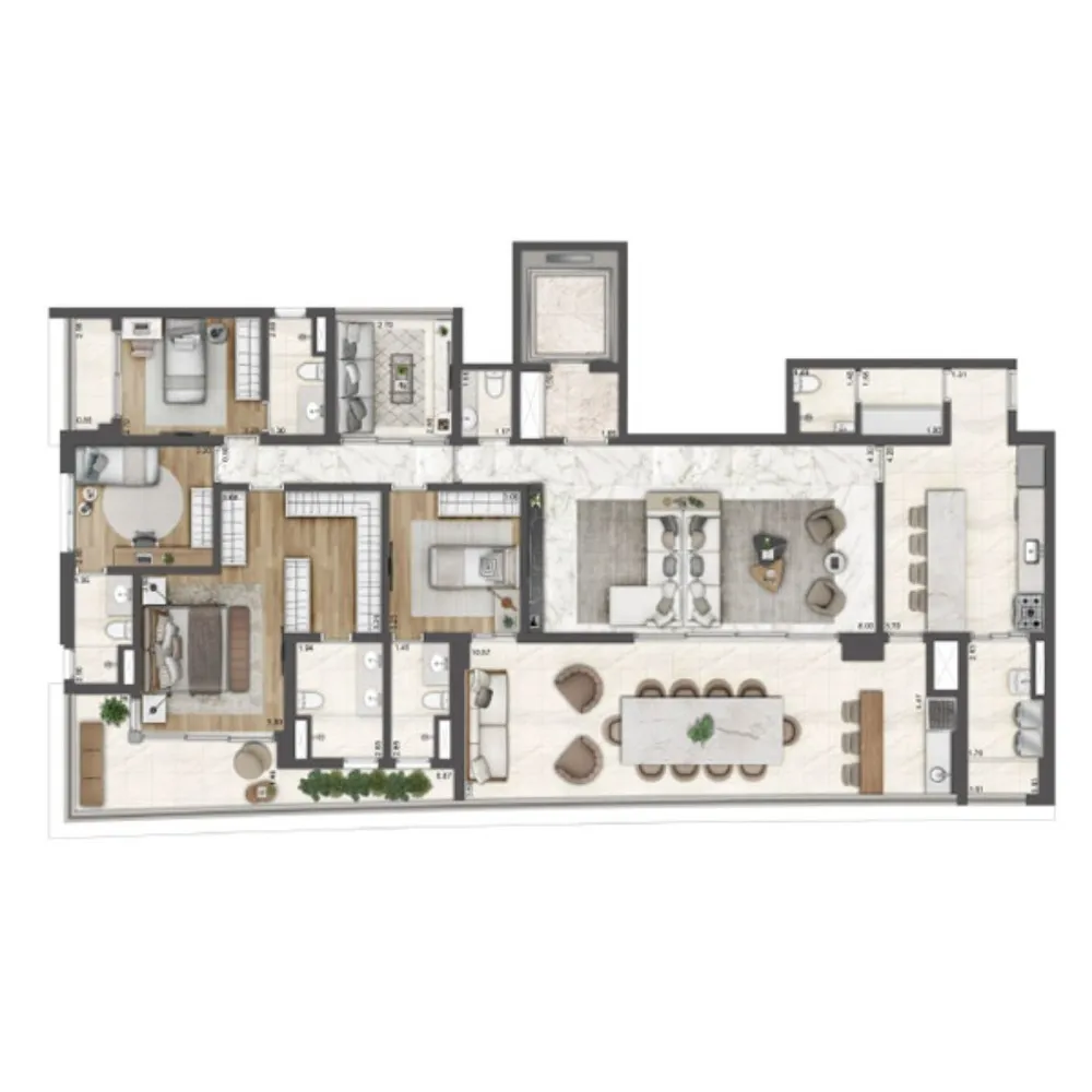 Apartamento, 3 quartos, 234 m² - Foto 19