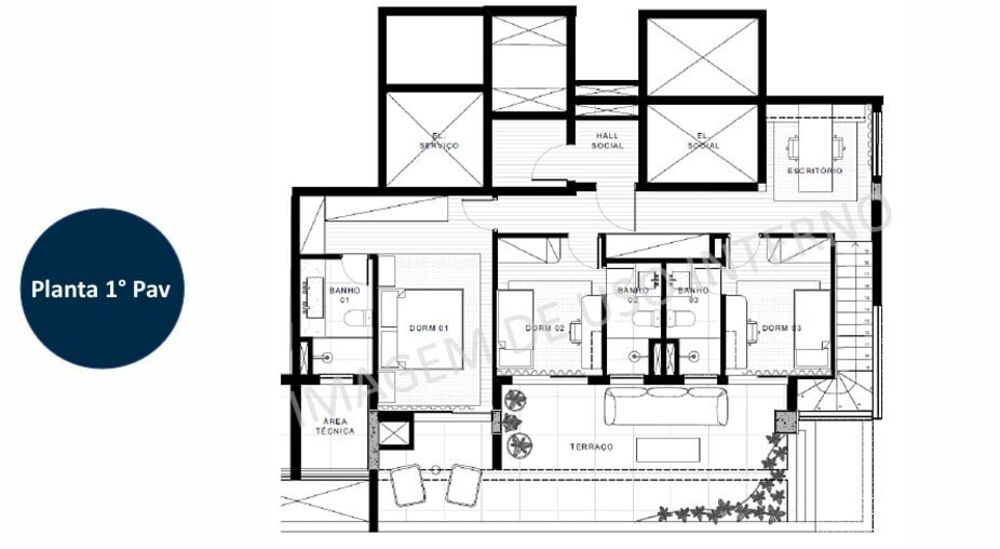 Cobertura à venda com 4 quartos, 263m² - Foto 4