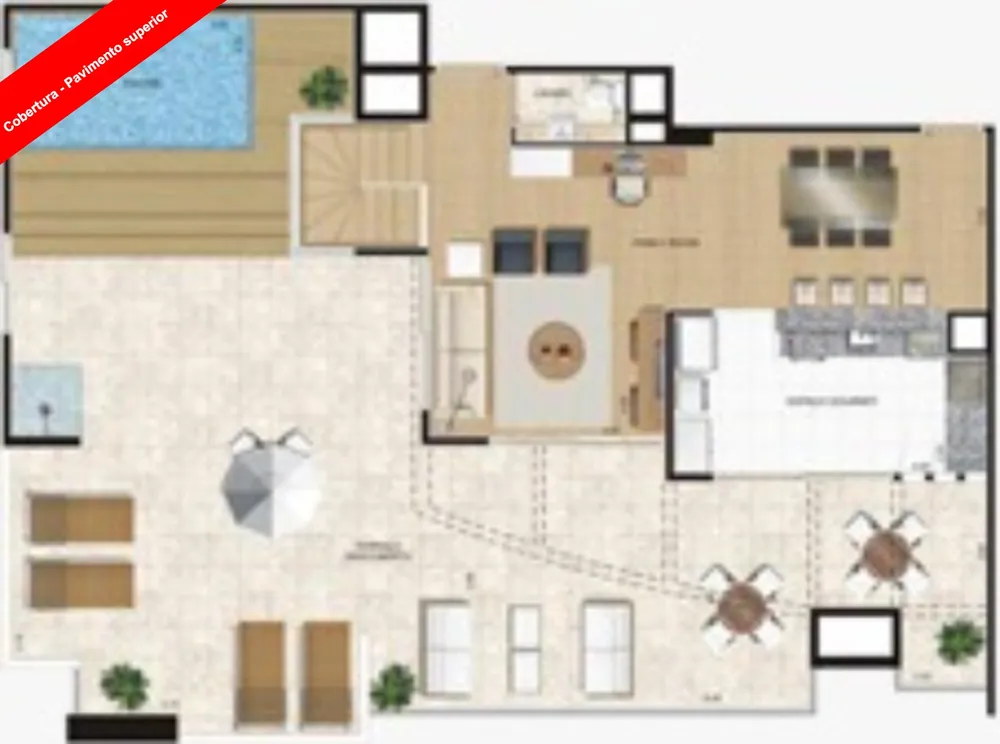 Cobertura, 3 quartos, 264 m² - Foto 3