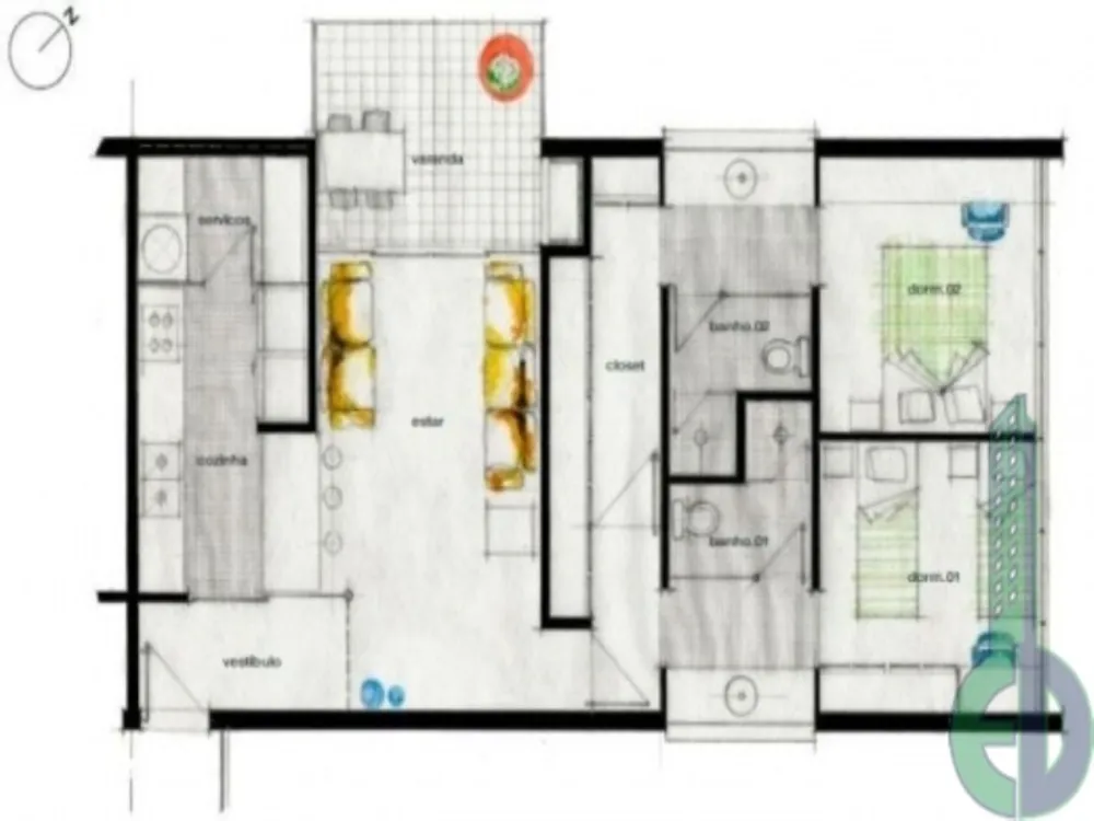 Apartamento, 3 quartos, 80 m² - Foto 12