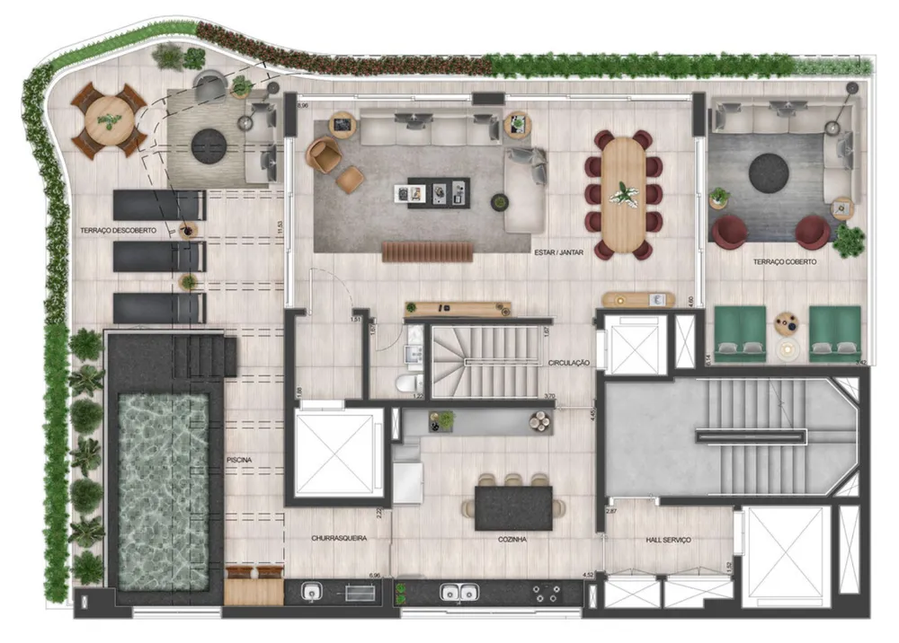 Apartamento, 3 quartos, 201 m² - Foto 4
