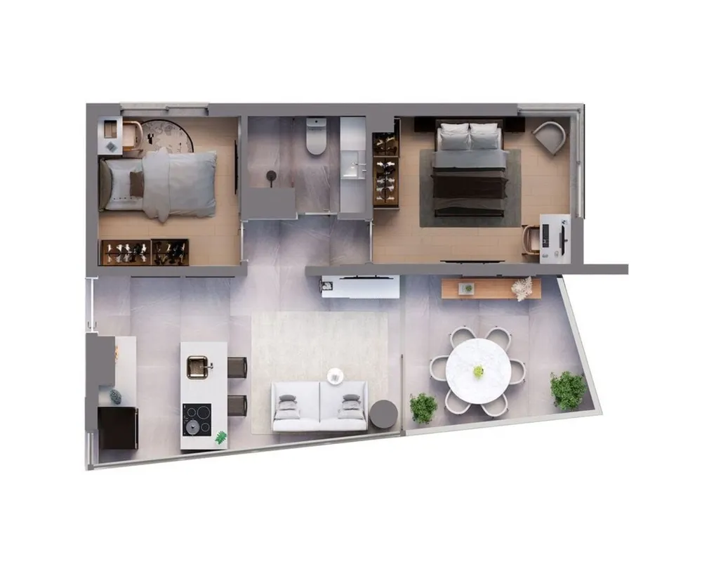 Apartamento, 1 quarto, 49 m² - Foto 8