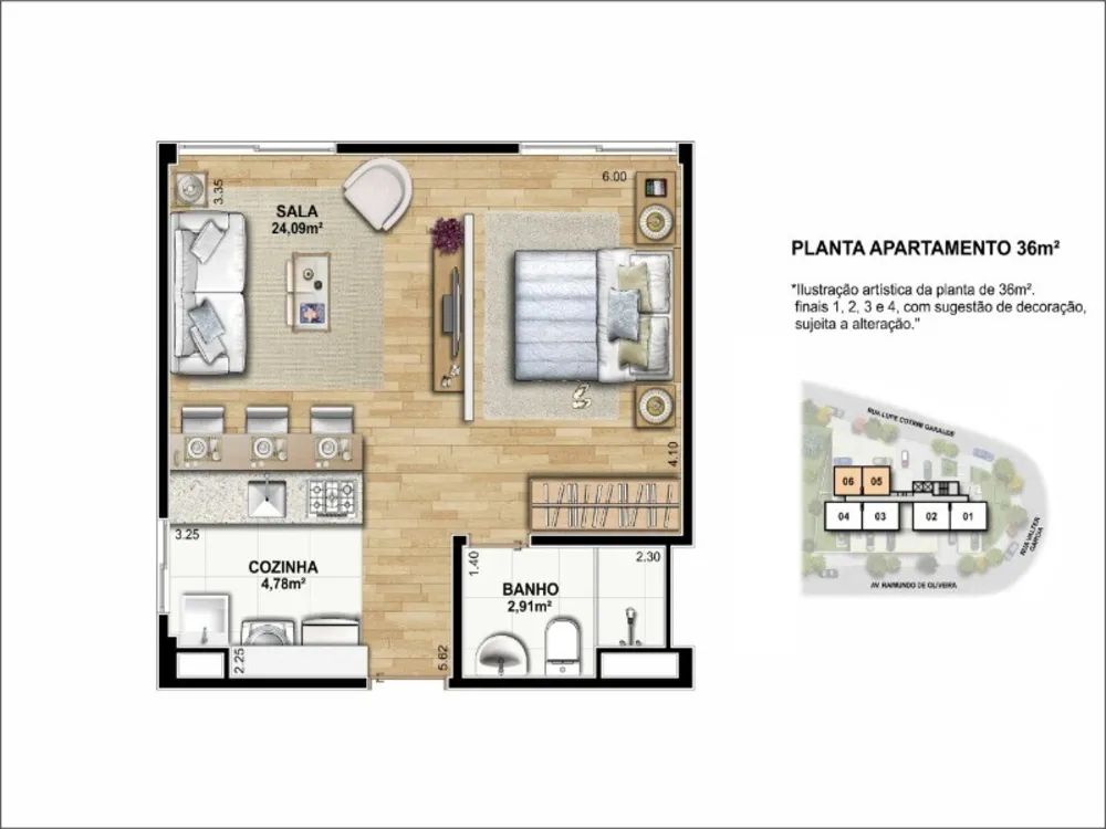 Apartamento, 2 quartos, 48 m² - Foto 9