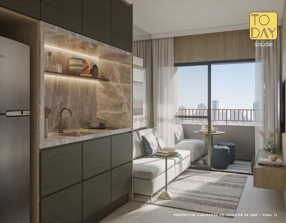 Apartamento, 1 quarto, 29 m² - Foto 2