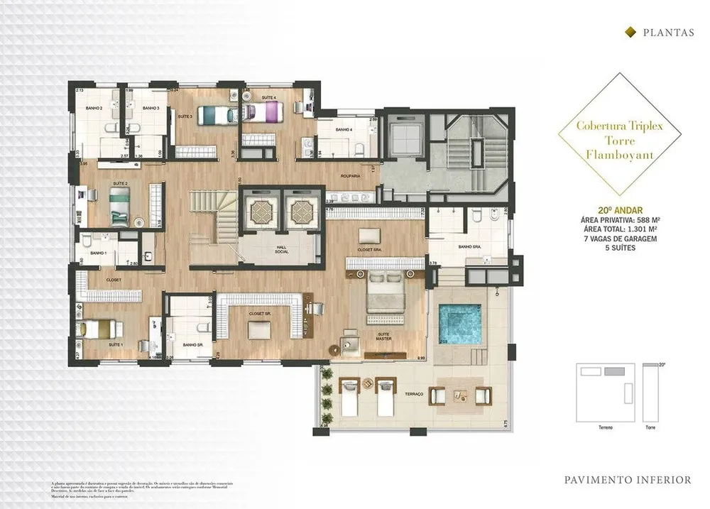 Apartamento, 4 quartos, 274 m² - Foto 5
