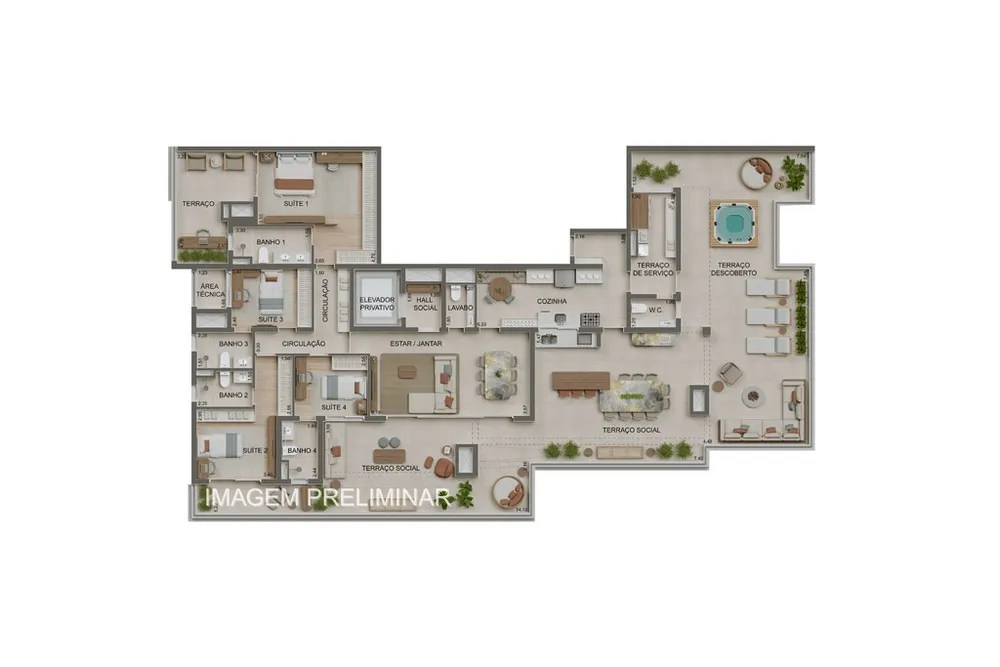 Apartamento, 3 quartos, 99 m² - Foto 2