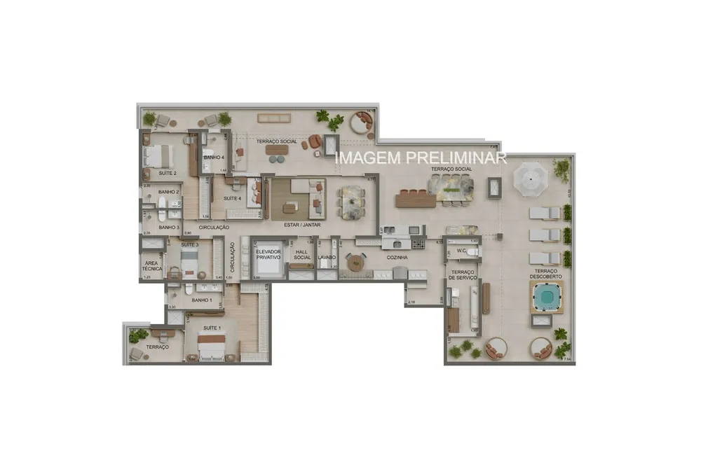 Apartamento, 3 quartos, 99 m² - Foto 3