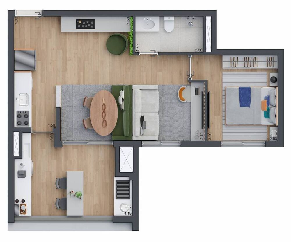 Apartamento à venda com 2 quartos, 71m² - Foto 7