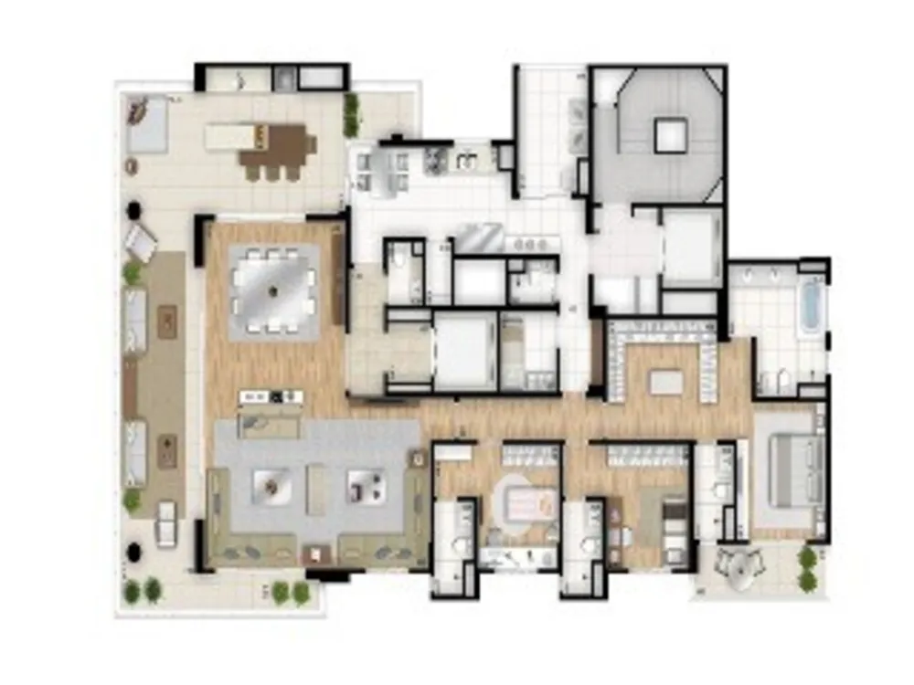 Cobertura, 4 quartos, 448 m² - Foto 8