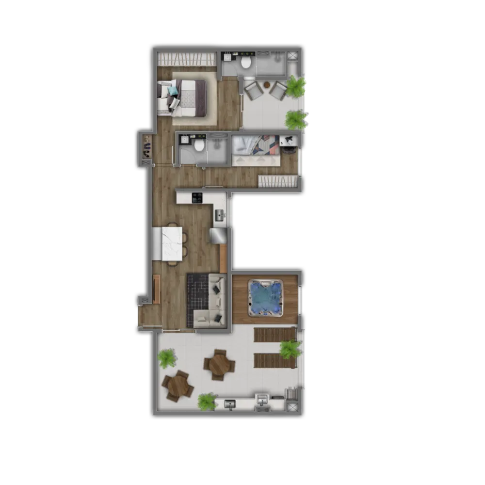Apartamento, 2 quartos, 40 m² - Foto 12