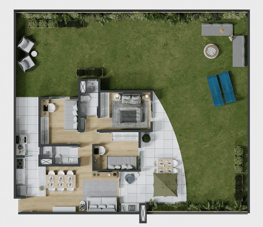 Apartamento, 2 quartos, 54 m² - Foto 3