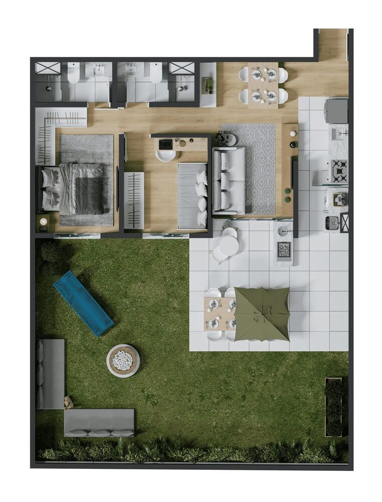 Apartamento, 2 quartos, 54 m² - Foto 4