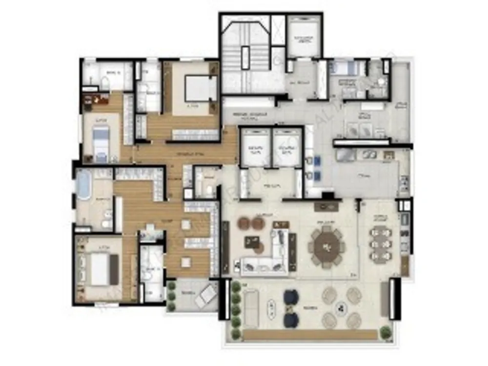 Apartamento, 4 quartos, 287 m² - Foto 1