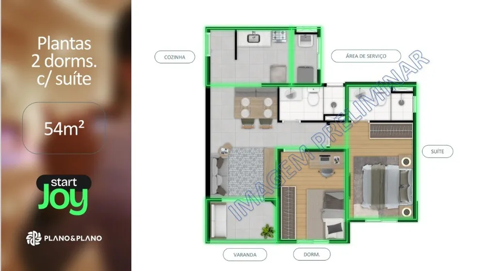 Apartamento, 1 quarto, 42 m² - Foto 10