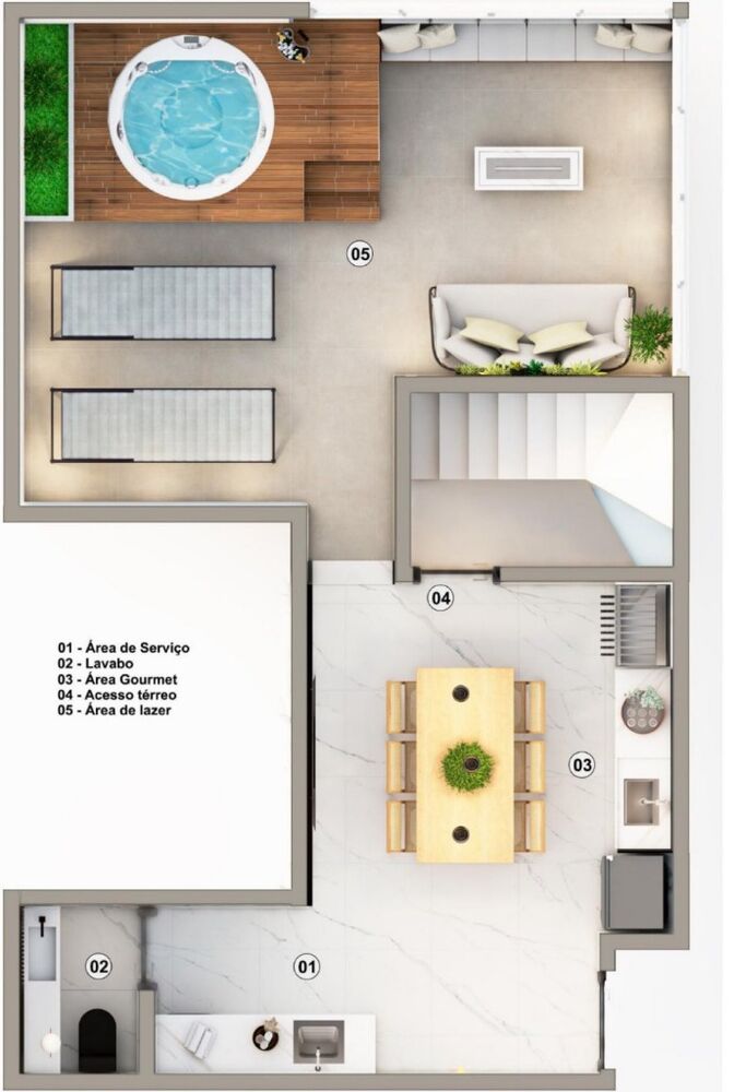 Cobertura, 2 quartos, 106 m² - Foto 3