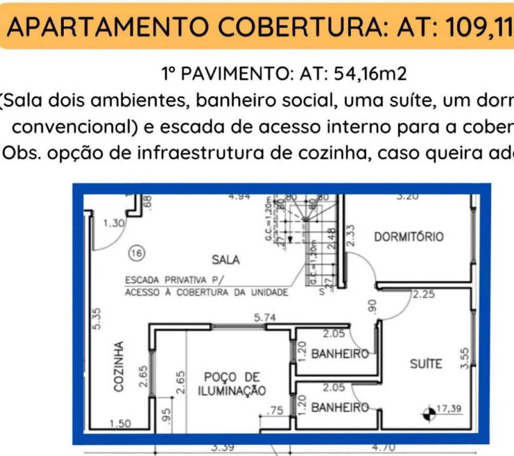 Cobertura, 2 quartos, 106 m² - Foto 1