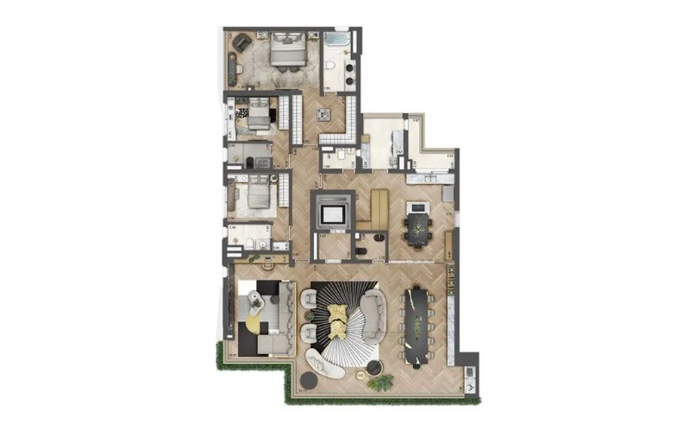 Apartamento, 4 quartos, 246 m² - Foto 12